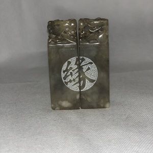 Dragon stone stamp and seal - SUE / GENE